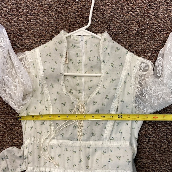 Gunne Sax RARE 70’s Cotton blend Vintage dress size 6, fits like 4 made in USA - Picture 15 of 16